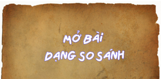 Kỹ năng mở bài dạng so sánh liên hệ