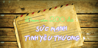 Đoạn văn 200 chữ – sức mạnh của tình yêu thương