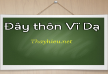 Phân tích bài thơ Đây thôn Vĩ Dạ