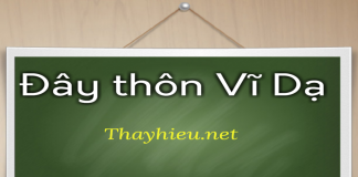 Phân tích bài thơ Đây thôn Vĩ Dạ