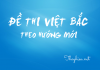 Việt Bắc đề thi theo hướng mới
