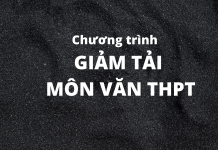 Giảm tải chương trình môn Văn học kỳ 2 năm học 2019 – 2020