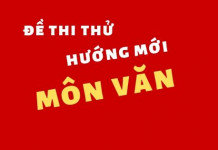 Đề thi thử môn Văn theo mẫu mới
