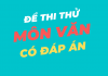 Đề thi thử Ngữ văn hướng 2020 có đáp án