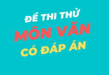 Đề thi thử Ngữ văn hướng 2020 có đáp án