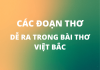 Các đoạn thơ trong bài thơ Việt Bắc thường ra đề
