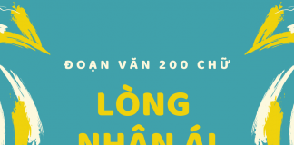 Đoạn văn về lòng nhân ái