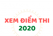 Cách tra cứu điểm thi năm 2020