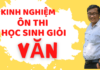 Kinh nghiệm ôn thi học sinh giỏi môn Văn