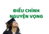 Điều chỉnh nguyện vọng