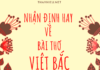 Những lời bình hay nhất về Việt Bắc
