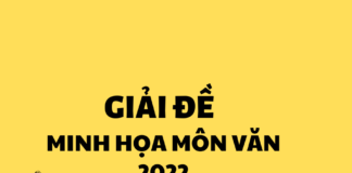 Giải đề thi minh họa môn Văn 2022