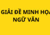 Giải đề minh họa Ngữ văn của Bộ năm 2025