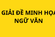 Giải đề minh họa Ngữ văn của Bộ năm 2025