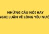 Những câu nói hay về lòng yêu nước
