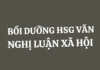 Chuyên đề Bồi dưỡng HSG Văn – Nghị luận XH