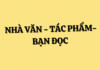 Mối quan hệ giữa nhà văn – tác phẩm- bạn đọc