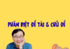 Phân biệt đề tài và chủ đề